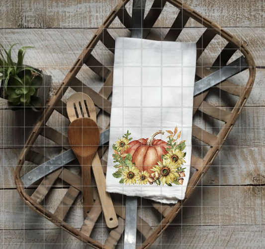 Pumpkin and Sunflowers Sublimation Transfers