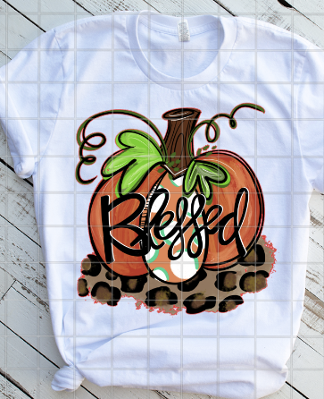 Blessed Pumpkin Sublimation Transfer
