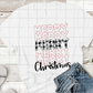 Merry Christmas Sublimation Transfer