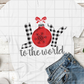 Joy to the World Sublimation Transfer