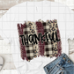 Thankful Brushstroke Sublimation Transfer