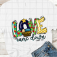 Love Came Down Jesus Sublimation Transfer