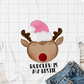 Rudolph is my bestie Sublimation Transfer