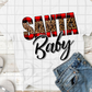 Santa Baby, Sublimation Transfer