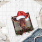 Christmas Cow, Sublimation Transfer