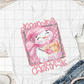 Dreaming of a Pink Christmas, Sublimation Transfer