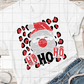 Santa Ho Ho Ho, Leopard Print, Sublimation Transfer