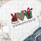 Peace Love Christmas, Sublimation Transfer