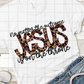 Jesus is on the Throne, Sublimation Transfer