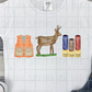 Deer Shells Vest, Deer hunting, Sublimation Transfer