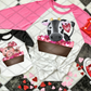 Farm Pig with Hearts, Ready to press, Sublimation Transfer