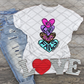 His love never fails, Valentine's Day, Ready to press, Sublimation or DTF Transfer