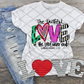 The Faithful Love of the Lord Never Ends, Valentine's Day, Ready to press, Sublimation or DTF Transfer