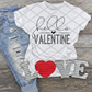 Hello Valentine, Valentine's Day, Ready to press, Sublimation Transfer
