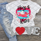 Hogs and Kisses, Arkansas, Valentine's Day, Ready to press, Sublimation Transfer