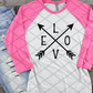 Love Arrows, Valentine's Day, Ready to press,  Sublimation Transfer