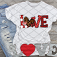 LOVE, Valentine's Day, Ready to press,  Sublimation Transfer