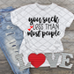 You suck less than most people, Valentine's Day, Ready to press,  Sublimation Transfer