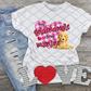 My Goldendoodle is my Valentine, Valentine's Day, Ready to press, Sublimation Transfer