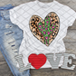 Heart with Cactus, Valentine's Day Ready to press, Sublimation Transfer