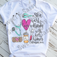 Nurse, She works willingly with her hands, Ready to Press, Sublimation Transfer