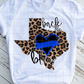 Back the Blue, Texas, Ready to Press, Sublimation Transfer