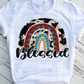 Blessed Rainbow, Cow print, Sublimation or DTF Transfer