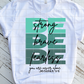 HTV Be Strong, Be Brave, Be Fearless, Joshua 1:4, Blue Transfer