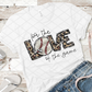 Baseball, For the Love of the Game, Sublimation Transfer