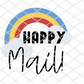 Happy Mail, 0.11 cents, Packaging Sticker