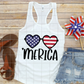 Patriotic Sunglasses, America Stars and Stripes, Sublimation Transfer