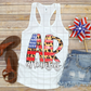 Arkansas, AR, America Stars and Stripes, Sublimation Transfer