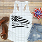 We the People, America Stars and Stripes, Sublimation Transfer