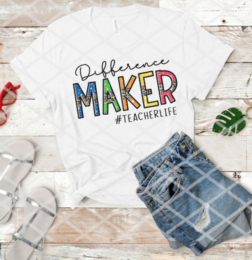 Difference Maker, Sublimation Transfer