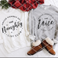 Proud Member of the Naughty List, Sublimation Transfer