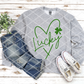 Lucky Heart Screen Print Transfer, Ready to Press