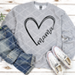 Mama Heart Sublimation Transfer