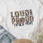 Loud and Proud Track Mom Sublimation Transfer