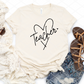 Teacher Heart Sublimation Transfer