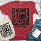 Straight outta supplies, Teacherlife, Ready to press, Screen print transfer