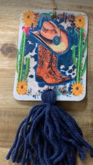 American Mama Sublimation Air Freshener Transfer (Qty. 2)