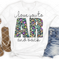 I love you to AR and back, Sublimation Transfer