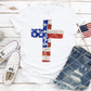 Faith Cross Sublimation or DTF Transfer, Ready to Press Transfer
