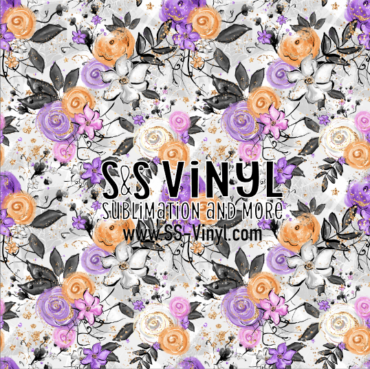 Halloween 3 Print Patterned Permanent Adhesive, HTV, or Sublimation