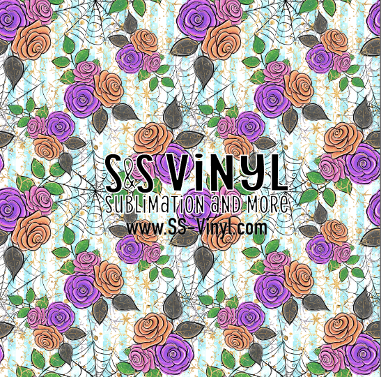 Halloween 4 Print Patterned Permanent Adhesive, HTV, or Sublimation