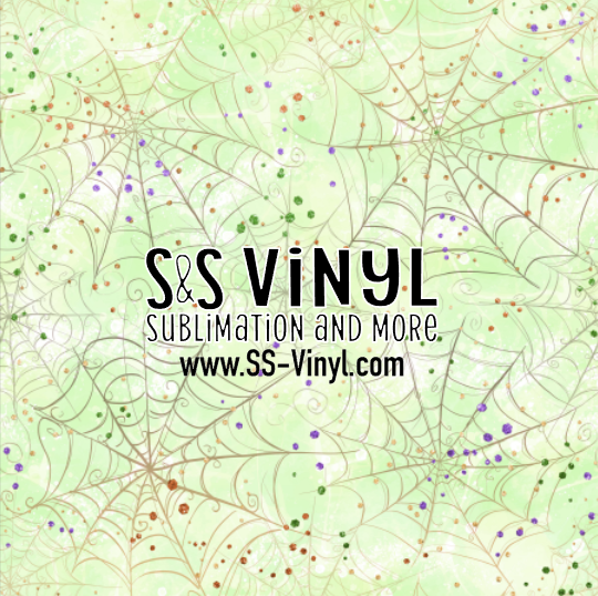 Halloween 8 Print Patterned Permanent Adhesive, HTV, or Sublimation