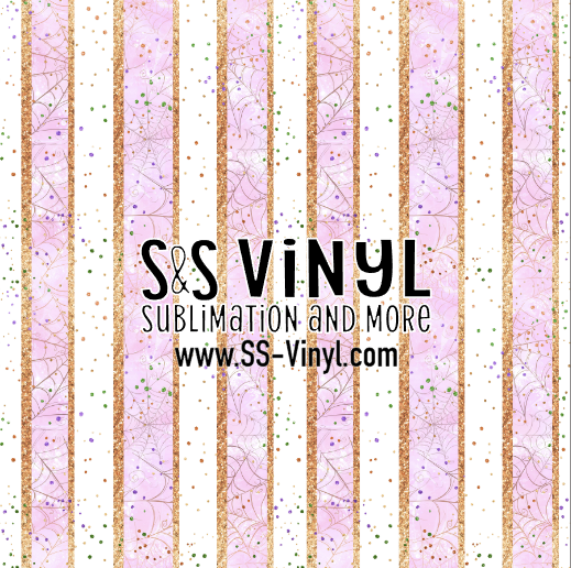 Halloween 8 Print Patterned Permanent Adhesive, HTV, or Sublimation