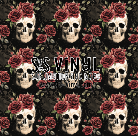 Halloween 9 Print Patterned Permanent Adhesive, HTV, or Sublimation