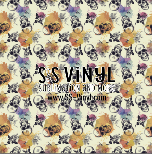 Halloween 11 Print Patterned Permanent Adhesive, HTV, or Sublimation