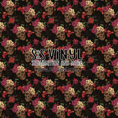 Halloween 11 Print Patterned Permanent Adhesive, HTV, or Sublimation